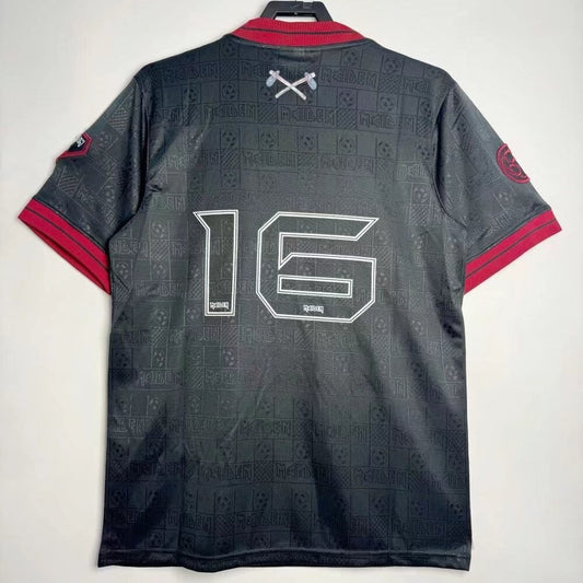 Retro MAIDEN Newcastle Home Fans Football Jersey 2016