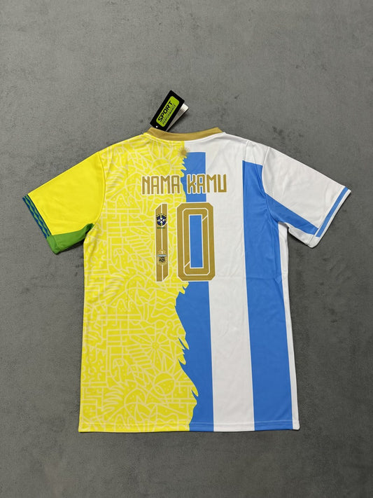 Argentina Brazil Co-branded Special Edition Fans Football Jersey 2025/2026