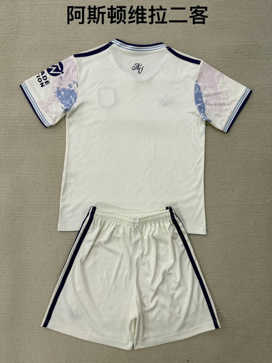 Aston Villa Third Away Fans Football Jersey 2025/2026 (Kids And Man)