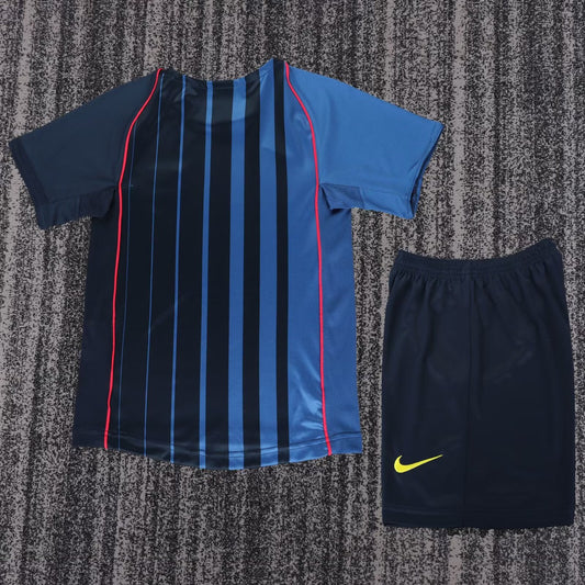 Retro Barcelona Away Kids Football Jersey 2004/2005