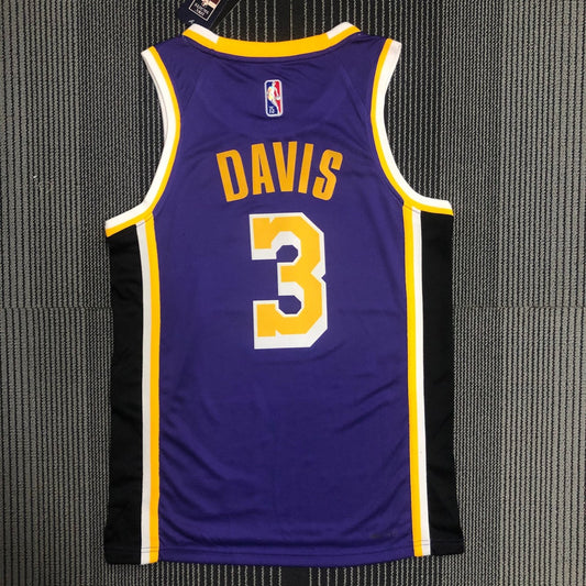 Los Angeles Lakers 75Year Prople #3 DAVIS NBA Season Jerseys