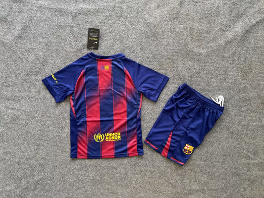 Barcelona Home Kids Football Jersey 2025/2026