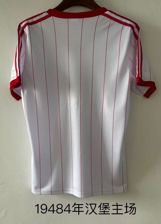 Retro Hamburger SV Home Fans Football Jersey 1984