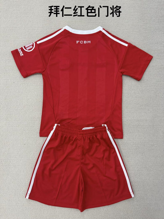 Bayern Munich Goalkeeper Red Fans Kits Football Jersey 2025/2026 (Kids And Man )