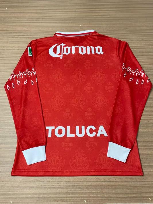 Retro Toluca Home Long Sleeve Football Jersey 1996/1997
