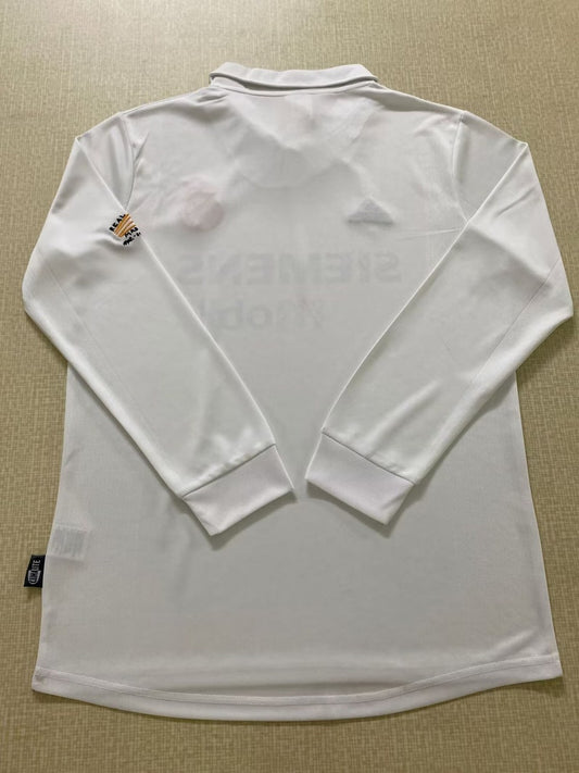 Retro Real Madrid Home Long Sleeve Football Jersey 2002/2003