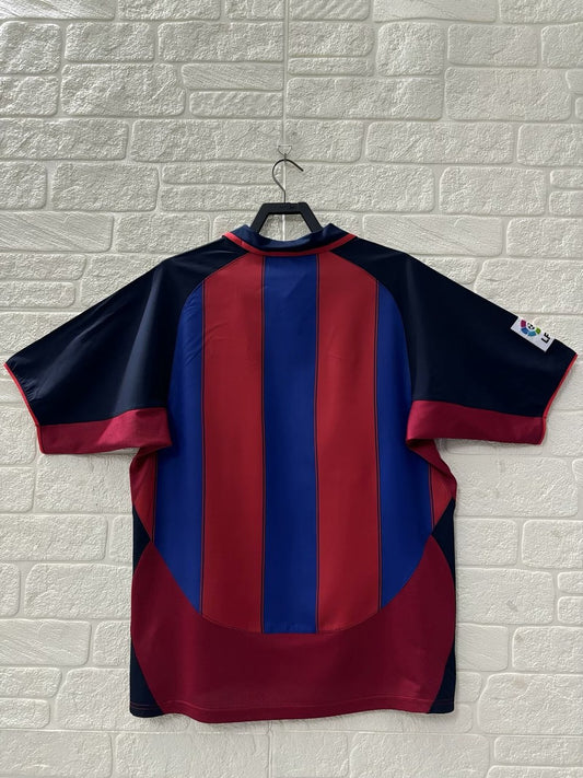 Retro Barcelona Home Football Jersey 2002/2003