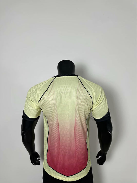 Barcelona Design Yellow Red Player Football Jersey 2025/2026