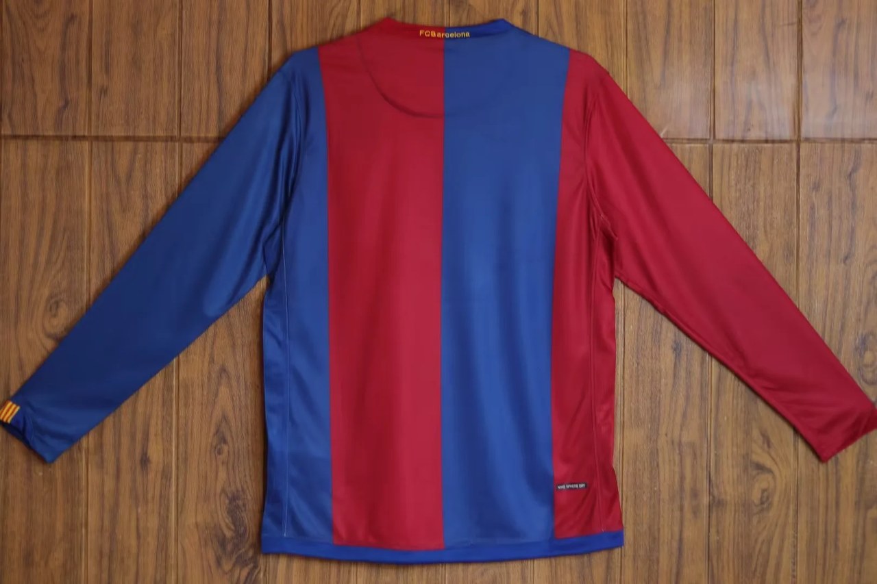 Retro Barcelona Long Home Football Jersey 2006/2007