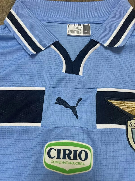 Retro Lazio Home Lolng Football Jersey 1998/2000