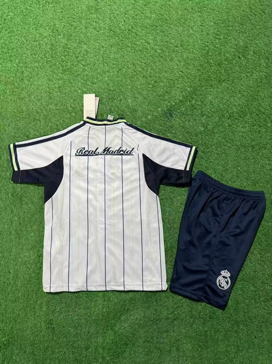 MLB Real Madrid Kids White Baseball Jerseys 2025/2026