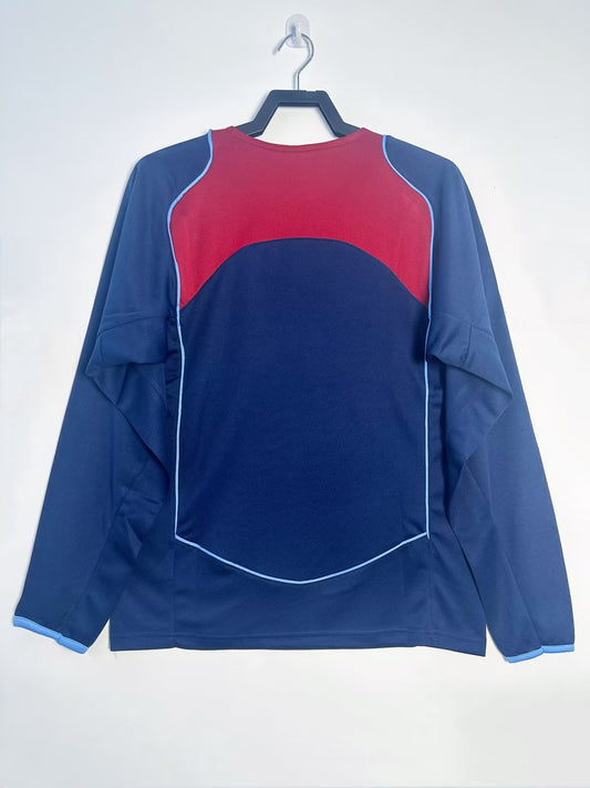 Retro Atletico Madrid Away Long Football Jersey 2004/2005