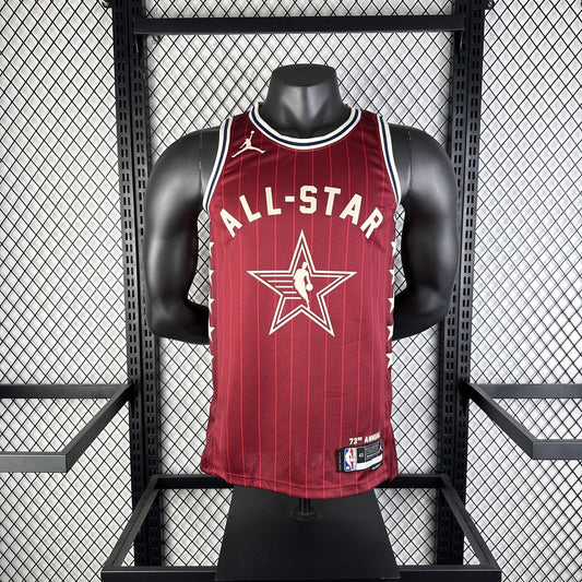 Golden State Warriors Red All-Star #30 GREEN NBA Season Jerseys 2024