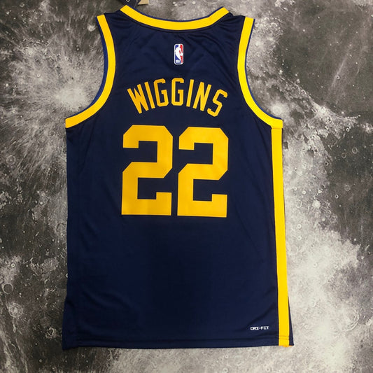 Golden State Warriors Blue Jordan #22 WIGGINS NBA Season Jerseys 2023