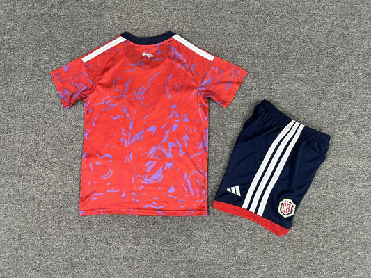 Costa Rica Home Kids Fans Football Jersey 2026/2027