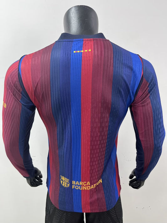 Barcelona Home Long Sleeve Player Football Jersey 2026/2027