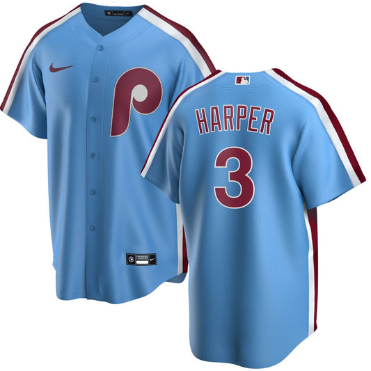 MLB Philadelphia Phillies Fans Blue Baseball Jerseys 2025
