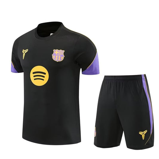 Barcelona Training Fans Kits Black Football Jersey 2025/2026 (Kids And Man ) (16-2XL)