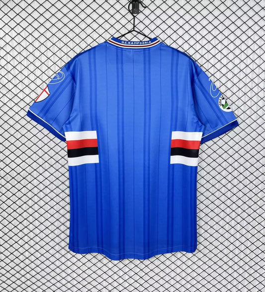 Retro Sampdoria Home Fans Football Jersey 2000/2001