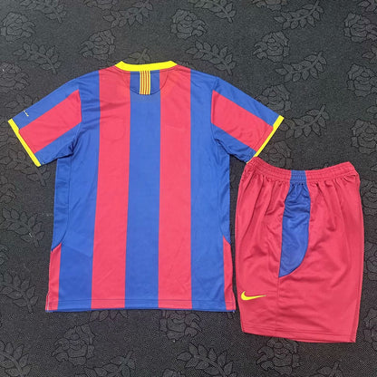 Retro Barcelona Home Kits Suit Football Jersey 2010/2011