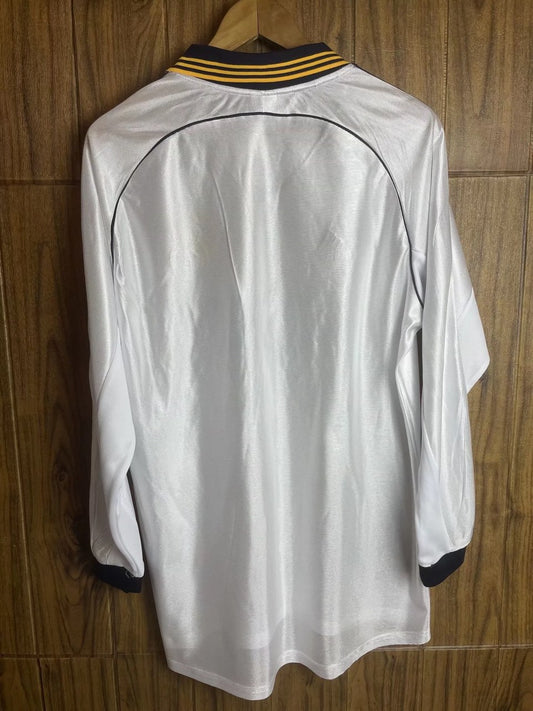 Retro Real Madrid Long Home Football Jersey 1998/2000