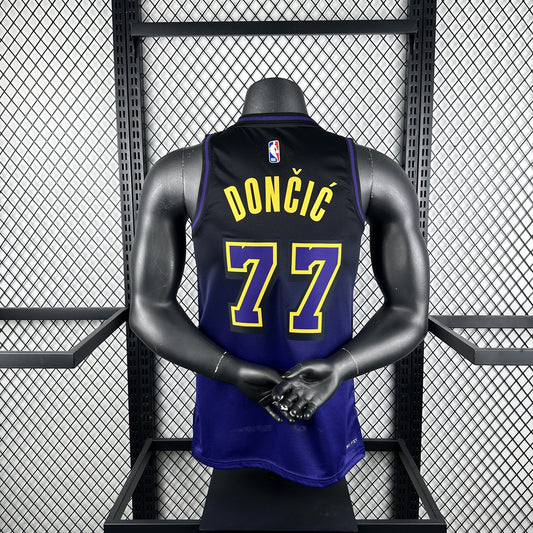Los Angeles Lakers #77 DONCIC City Edition NBA Jerseys 2025