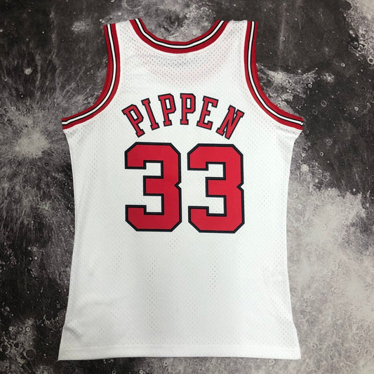 Chicago Bulls White #33 PIPPEN NBA Season Jerseys 1998