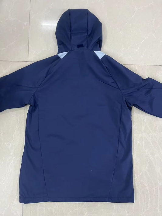 Real Madrid Black Windbreaker 2025/2026