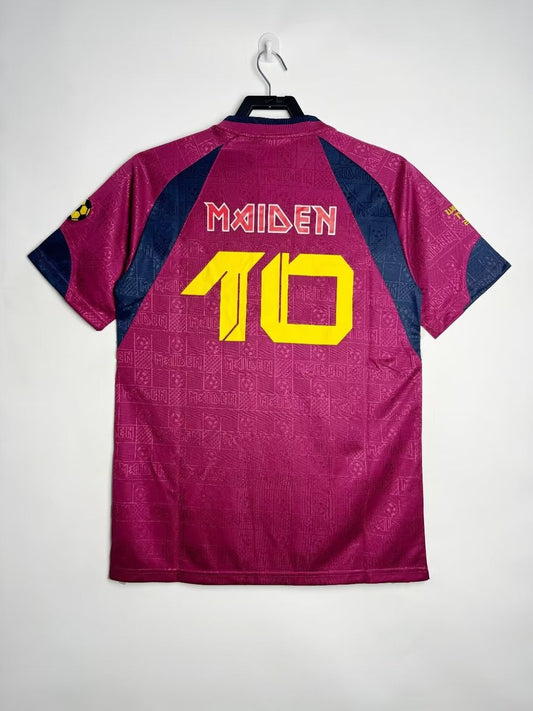 Retro Iron Maiden West Ham Away Football Jersey 2010