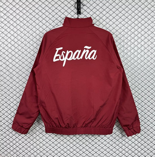 Spain Windbreaker Red Windbreaker Jersey 2026/2027