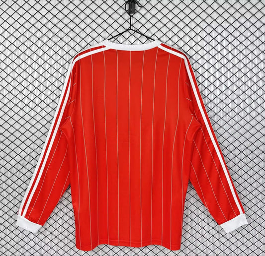 Retro Nottingham Forest Home Long Sleeve Football Jersey 1982/1984