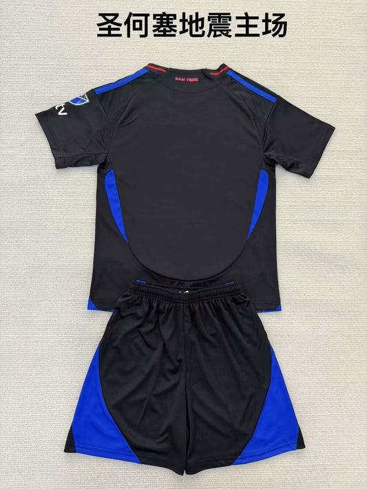 San Jose Earthquakes Home Fans Kits Football Jersey 2025/2026 (Kids And Man )