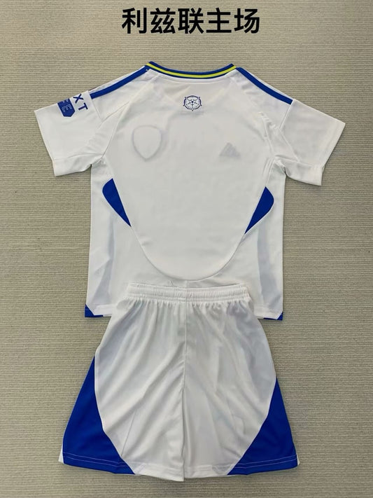 Leeds United Home Kids Football Jersey 2024/2025