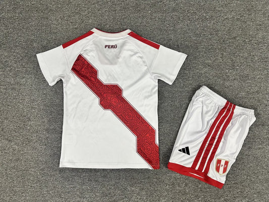 Peru Home Kids Fans Football Jersey 2026/2027