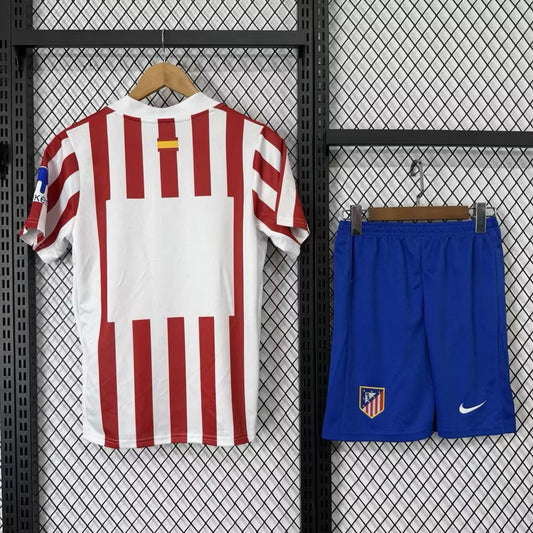 Atletico Madrid Home With Pants Sets Fans Football Jersey 2025/2026