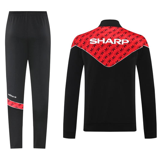 Manchester United Black Jacket Tracksuit 2025/2026
