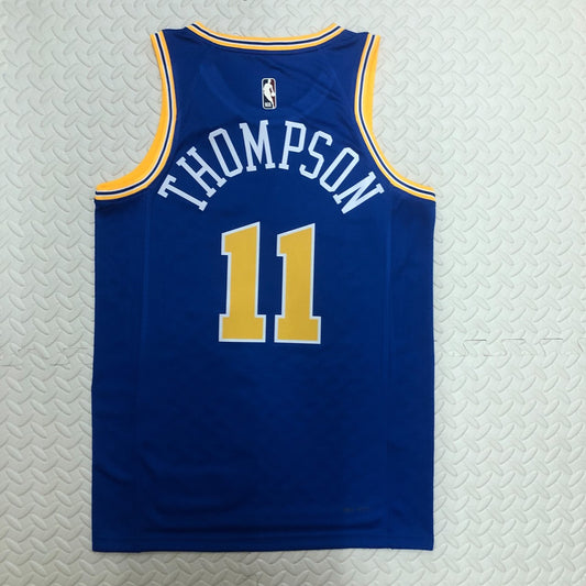 Golden State Warriors Blue Retro #11 THOMPSON NBA Season Jerseys 2024