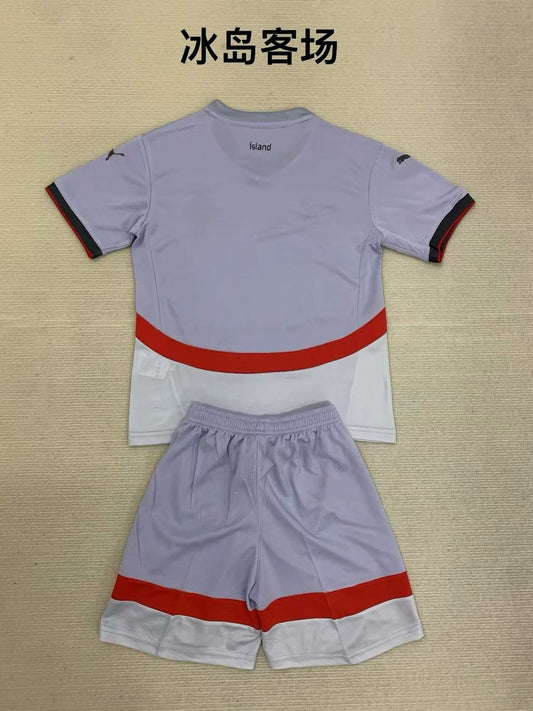 Iceland Away Kids Football Jersey 2024/2025