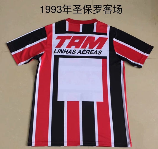 Retro Sao Paulo Away Football Jersey 1993