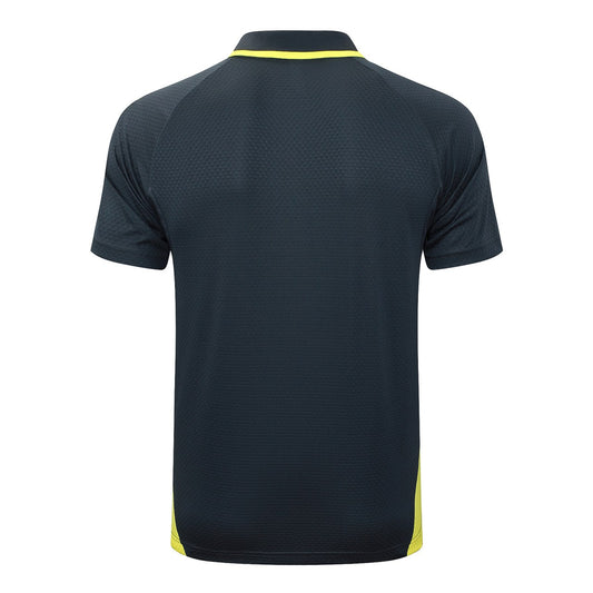 Real Madrid Polo Fans Drak Grey Football Jersey 2025/2026