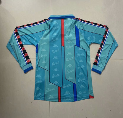 Retro Barcelona Away Long Sleeve Football Jersey 1996/1997