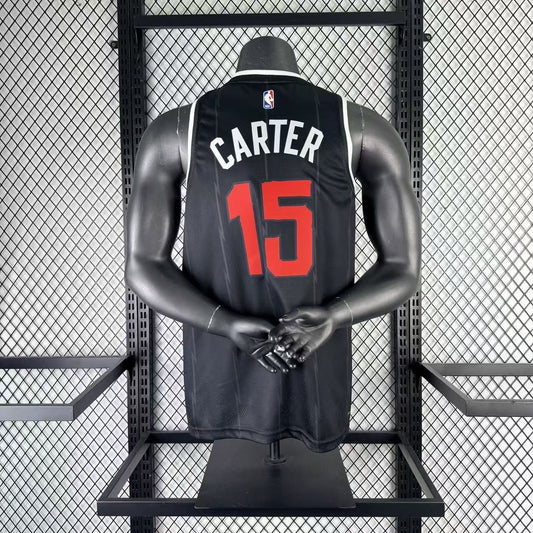 Toronto Raptors City Edition Black #15 CARTER NBA Season Jerseys 2026