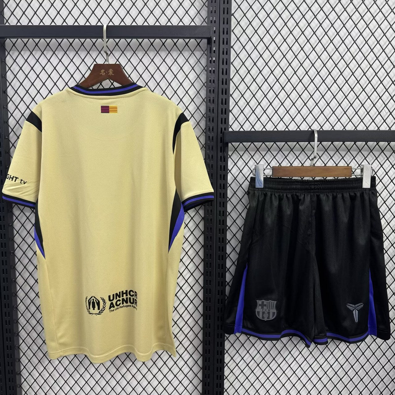 Barcelona Away With Pants Sets Fans Football Jersey 2025/2026