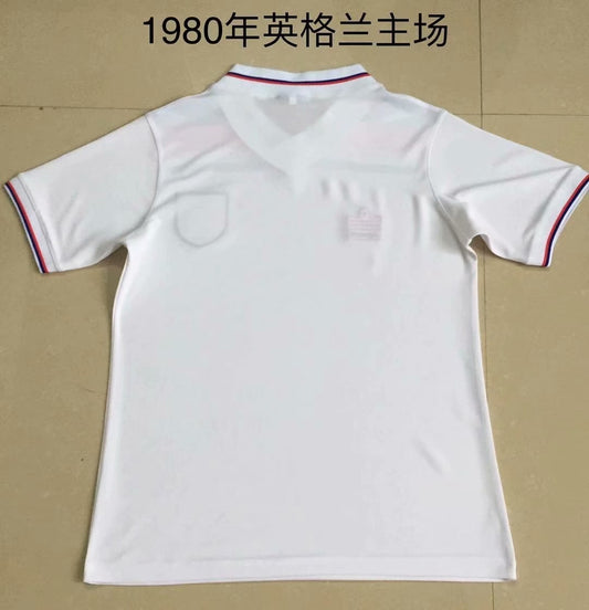 Retro England Home Football Jersey 1980