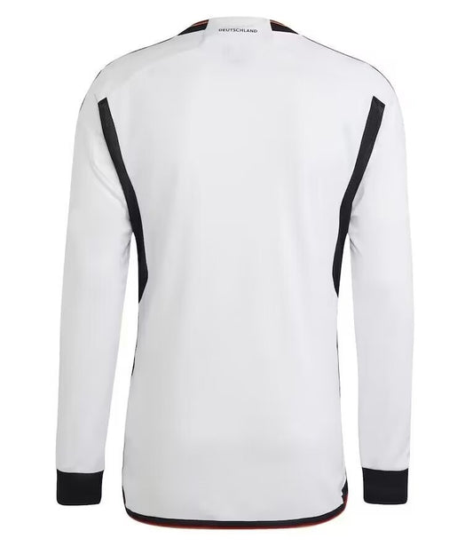 Germany Home Long Sleeve Fans Football Jersey 2022/2023
