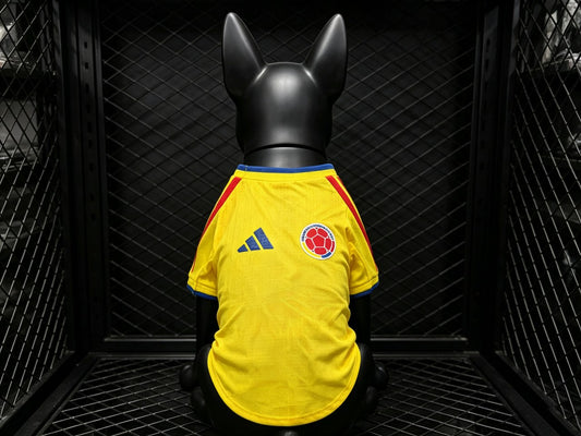 Colombia Home Dog Pet Player Football Jersey 2026/2027