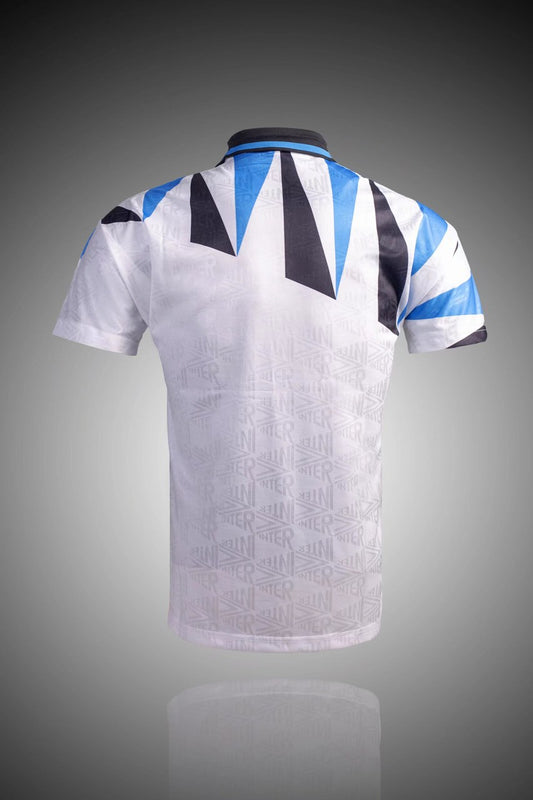 Retro Inter Milan White Away Football Jersey 1992/1993