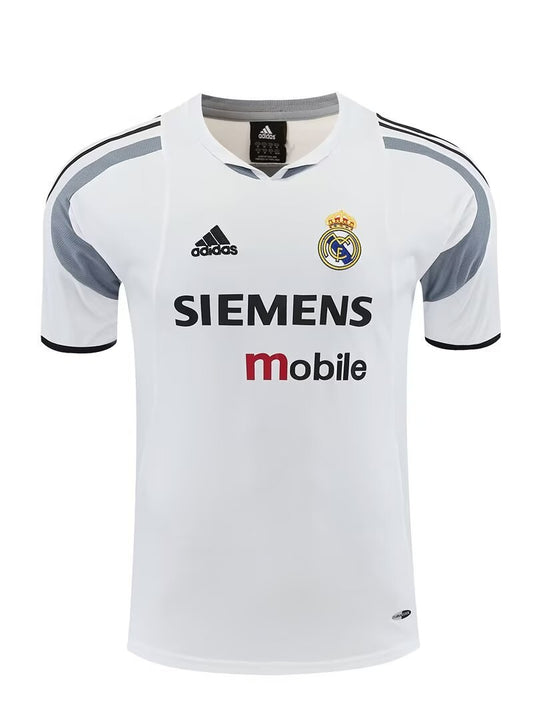 Retro Real Madrid Training White Fans Football Jersey 2004/2005