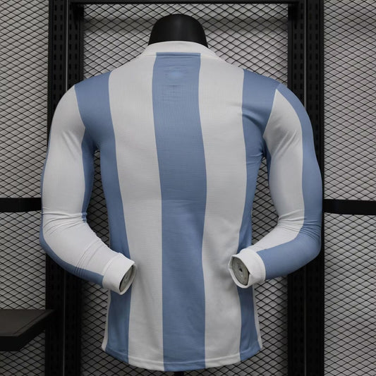 Argentina 50Th Anniversary Long Sleeves Player Football Jersey 2024/2025