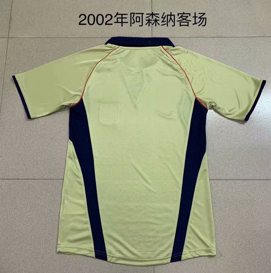 Retro Arsenal Away Football Jersey 2002